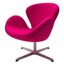 Click in the image of Image of A Swan Chair, style and comfort for your working day. to view at higher resolution.